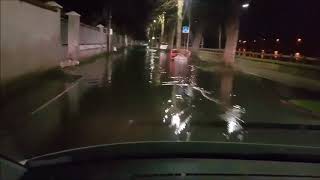 Inondations à Gournay sur Marne  Leau passe au dessus des murs antiinondations [upl. by Eilraep]