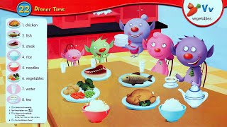 Longmans Picture Dictionary for Children  Dinner Time  Topic 22 [upl. by Adnohral947]