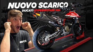 CAMBIO LO SCARICO al mio DUCATI HYPERMOTARD 🔥 Spark devastante [upl. by Tadich]