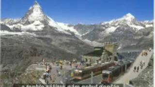 Switzerland train movie part 2 Gornergrat Bahn [upl. by Annovy]