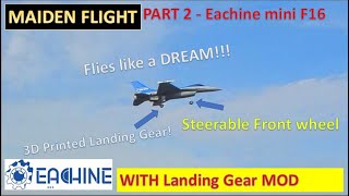 Eachine  F16 50mm PNP EDF Jet  Maiden Flights [upl. by Dorothy]