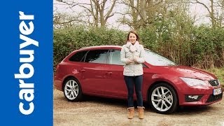 SEAT Leon ST estate 2014 review  Carbuyer [upl. by Fantasia705]