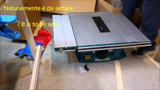 Unboxing Sega circolare Makita MLT100 Unboxing table saw Makita MLT100 [upl. by Omolhs]