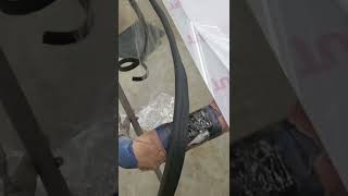 2022 can am commander max xt 1000 rear glass install [upl. by Batish]