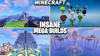 MOST EPIC Minecraft Creative Mega Builds [upl. by Leach]