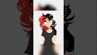 DAMAGEDCODA6669 Fanart❤🖤❤🖤❤ art birdie fanart speedpaint shorts [upl. by Bigner]