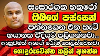 සංසාරගත හතුරන්ගේ ගොදුරක් වෙන්න කලින් හැකි ඉක්මනින් මේක අහන්න  Ven Galigamuwe Gnanadeepa Thero 2024 [upl. by Ahsikar]