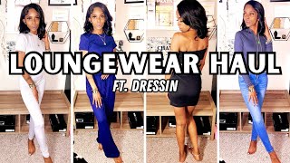 Fall TRY ON Haul ft DRESSIN Affordable Loungewear [upl. by Buerger]