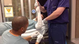 Upper Extremity Splint Application  Part 2 [upl. by Einahc]