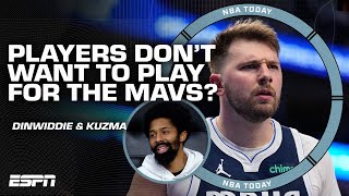 Why dont players want to play with Luka Doncic amp the Mavericks  NBA Today [upl. by Salome365]