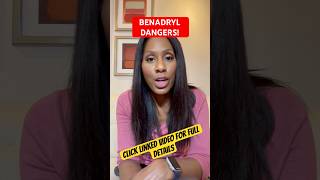 DANGERS of BENADRYL 😱 shortsfeed shortsvideo shorts [upl. by Ynohtn]