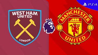 FC 25 PS4  West Ham vs Manchester United  Premier League 2425 [upl. by Edita834]