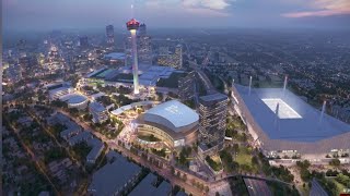 San Antonio unveils conceptual plans for downtown Spurs arena sports amp entertainment district [upl. by Matthew]