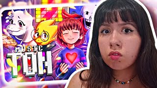 NÃO CONHECIAAA REAGINDO a Determinação  Undertale Pacifista  Papyrus Da Batata  REACT [upl. by Nepil]