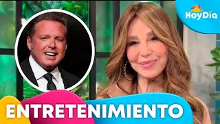 Myrka Dellanos habla sobre la reciente boda de Luis Miguel  Hoy Día  Telemundo [upl. by Weidman]