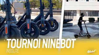 TOURNOI DE TROTTINETTES ÉLECTRIQUES NINEBOT [upl. by Carmencita987]