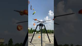 Katana Machine vs Vegetable  5000 Fps Slow Motion  experiment shorts foryou [upl. by Frydman]