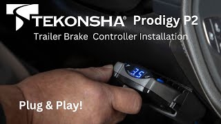 Trailer Brake Controller Installation  Tekonsha® Prodigy® P2  90885  Plug and Play Install [upl. by Ytima]