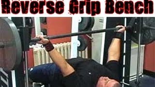 Reverse Grip Bench Press Technique [upl. by Anatola]