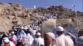 jable rehmat Hazrat Adam Dua Location on the mountain of Makkah 7 April 2013 in Saudi Arabia [upl. by Ja]