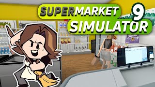 Picking a name for our STORE  Supermarket Simulator 9 [upl. by Yelrak]