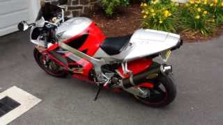 2004 Honda RC51 RVT 1000 Nicky Hayden Sato Exhaust Low Mounts Start Up [upl. by Enylodnewg]