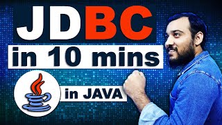 JDBC Java Database Connectivity in Java in 10 mins [upl. by Ogires]