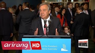 Antonio Guterres elected as new UN chief [upl. by Spaulding491]