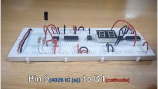 Shot Clock 2digit 7 Segment Cathode Display TUTORIAL [upl. by Nuahsyd]