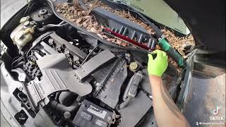 2008 Jeep Patriot jump start battery replacement new battery [upl. by Mallina]