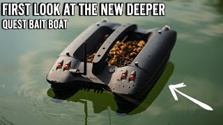 First look at the brand new DEEPER BAIT BOAT  Deeper Quest bait boat review [upl. by Thenna]