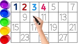 Learn One Two Three Numbers  1 to 100 Counting Numbers In Hindi  Counting Numbers [upl. by Meenen]