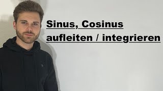 sinus cosinus integrieren  aufleiten  Verständlich erklärt [upl. by Constantina]