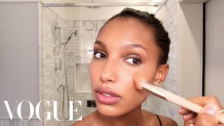 Victoria’s Secret Angel Jasmine Tookes Teaches a Master Class in Glowing Skin  Vogue [upl. by Huang]