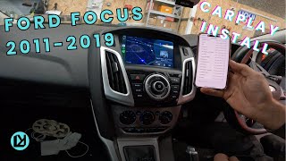 How To Install Carplay To Ford Focus 20112019 [upl. by Aldercy317]