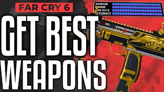 Far Cry 6 HOW TO GET BEST WEAPONS – 4 Stars Powerful Weapons in the game [upl. by Ettinger]