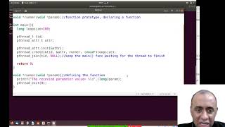 How to Create Threads in C for Linux using POSIX Pthreads API detailed explanation [upl. by Ahsekat975]