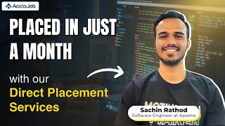 My Placement Journey With AccioJob  AccioJob Student Review  Direct Placement Services [upl. by Garth]