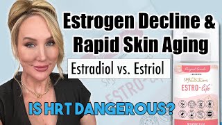 Estrogen amp Rapid Skin Aging  The difference between Estriol amp Estradiol [upl. by Amata]