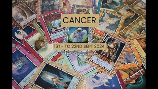 CANCER  THIS CALLS FOR A CELEBRATION  WEEKLY TAROT READING  SEPT 16TH TO 22ND 2024 [upl. by Llerdnad95]