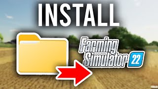 How To Download Mods On Farming Simulator 22  Install Farming Simulator 22 Mods [upl. by Navinod]