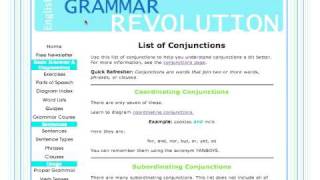 List of Conjunctions [upl. by Aniwde]