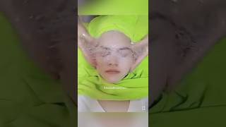 Aloevera Facial For Bright Glowing Skin  Aloevera For Skin ✨ skincare beauty shorts [upl. by Llennaj]