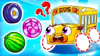 Funny School Bus Lost Wheel Song  Lamba Lamby Kids Songs [upl. by Nunes615]