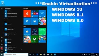 How to enable Virtualization VTx in Bios Windows 10  NEW [upl. by Muller]