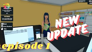 NEW UPDATE V0 2  SUPERMARKET SIMULATOR  ultimagamesindonesia [upl. by Nnylrebma]