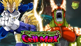 SUPER VEGETA AGL y SUPER VEGETA STR vs CELL MAX EVENT  Dokkan Battle [upl. by Ney648]