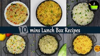 10 mins Lunch Box Recipes Indian Lunch Box Ideas Quick amp Instant Lunch Box Recipes  Leftover Rice [upl. by Hesta]