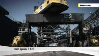 Liebherr LPS 600 Mobile Harbour Crane  Bulk Handling [upl. by Naol144]