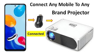 How To Connect Mobile To Any Brand Projector  Mobile Ko Projector Ke Saath Kaise Connect Kare [upl. by Raama]